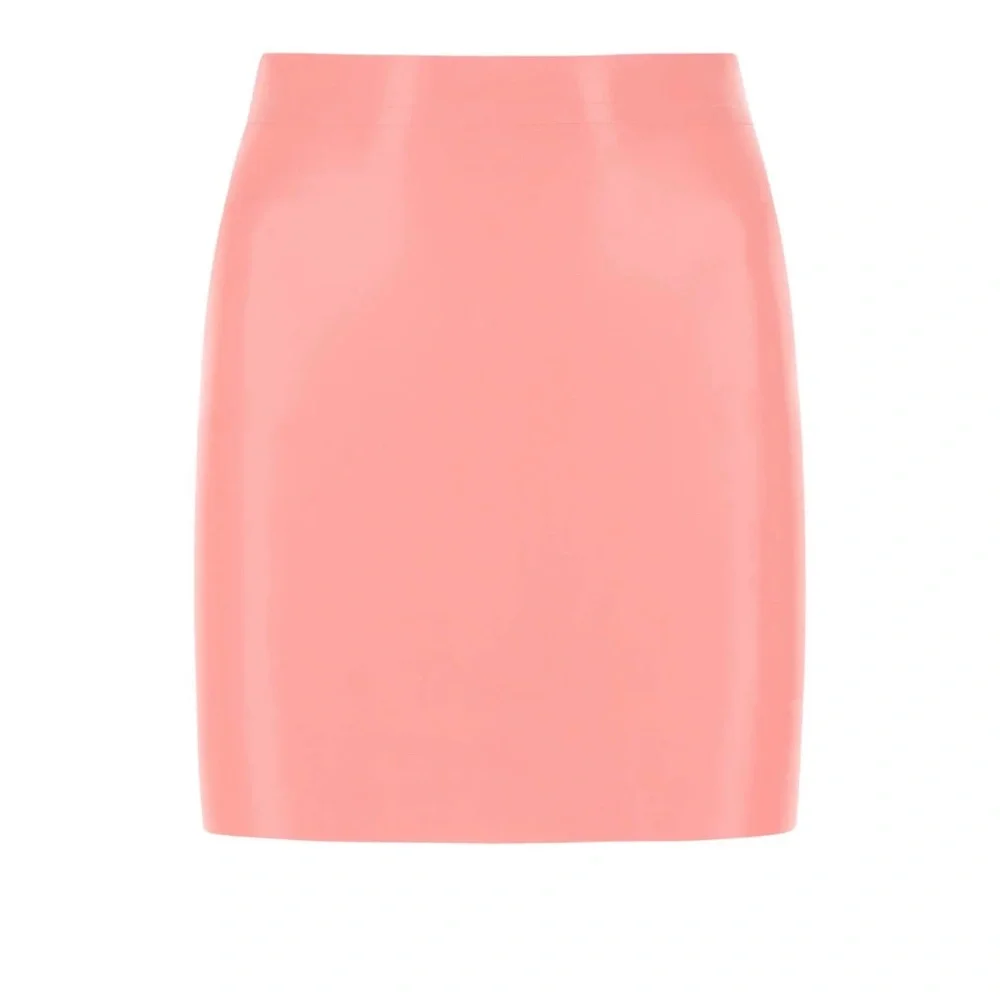 Versace Coral Pink Mini Skirt